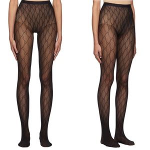 Gucci Intarsia Fishnet Tights